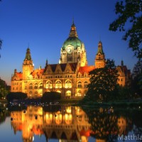 HDR image of the town hall in Hannover